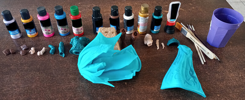 Todo listo para un proyecto creativo.